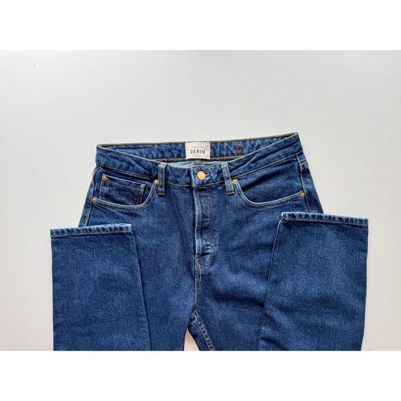 SEZANE Slim Parfait Dark Blue High Rise Skinny Ankle Jeans, Size 30 - Picture 11 of 14
